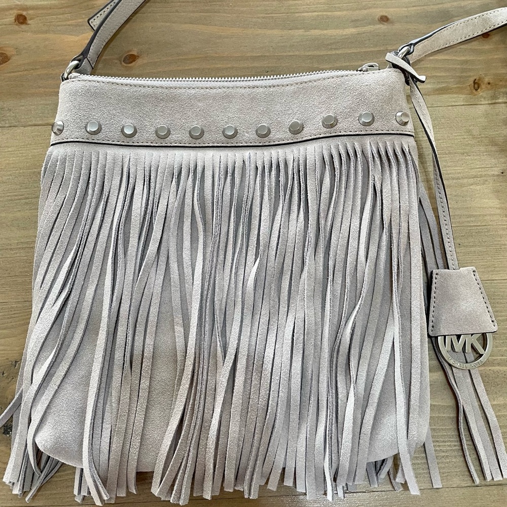 Michael kors fringe crossbody bag